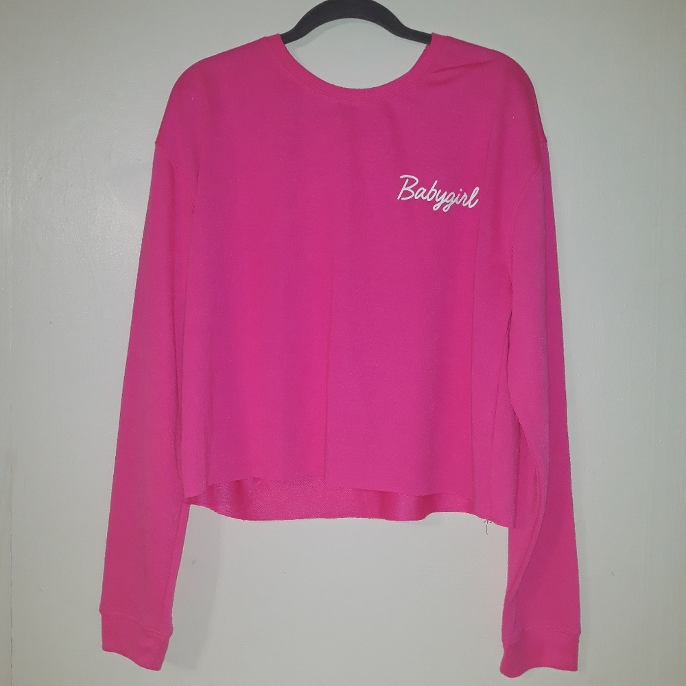 GOLD CRUSH PINK HALF SWEATER